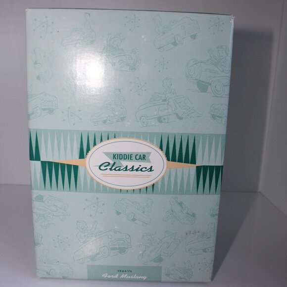 Vintage Hallmark Kiddie Car Classics 1964-1/2 FORD MUSTANG Red Gift New In Box - Picture 12 of 13